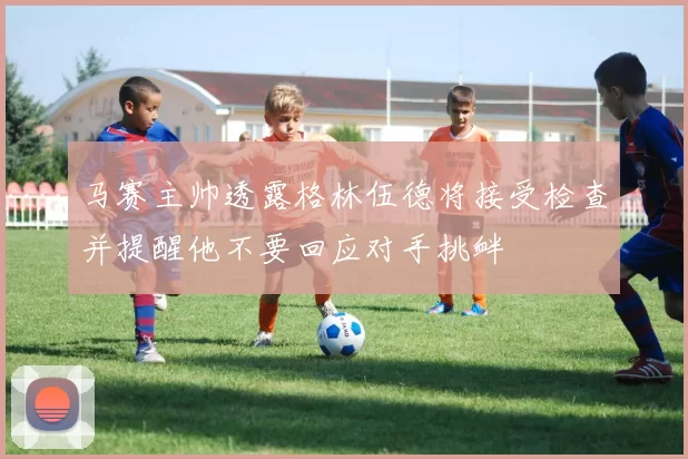 马赛主帅透露格林伍德将接受检查并提醒他不要回应对手挑衅